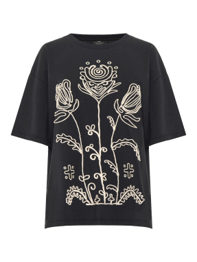 ΓΥΝΑΙΚΕΙΟ T-SHIRT | Μαύρο M