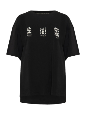 ΓΥΝΑΙΚΕΙΟ T-SHIRT | Μαύρο S