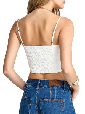 ΓΥΝΑΙΚΕΙΟ CROPPED TOP | Εκρού S