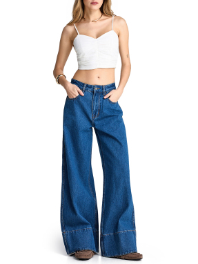 ΓΥΝΑΙΚΕΙΟ CROPPED TOP | Εκρού S