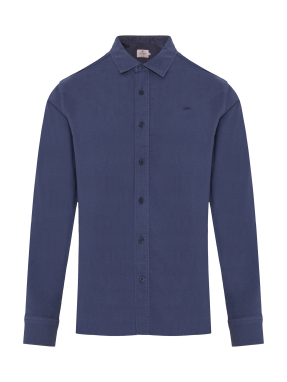 ΑΝΔΡΙΚΟ ΠΟΥΚΑΜΙΣΟ | Μπλε Σκούρο XL