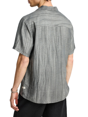 ΑΝΔΡΙΚΟ ΚΟΝΤΟΜΑΝΙΚΟ ΠΟΥΚΑΜΙΣΟ | Γκρι Σκούρο L