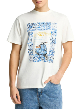 ΑΝΔΡΙΚΟ T-SHIRT ΜΕ ΤΥΠΩΜΑ | Εκρού XL