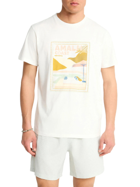 ΑΝΔΡΙΚΟ T-SHIRT ΜΕ ΤΥΠΩΜΑ | Εκρού XL