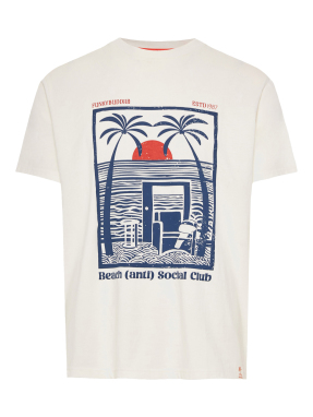 ΑΝΔΡΙΚΟ T-SHIRT ΜΕ ΤΥΠΩΜΑ | Εκρού L