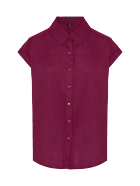 ΓΥΝΑΙΚΕΙΟ ΑΜΑΝΙΚΟ ΠΟΥΚΑΜΙΣΟ | Μωβ Σκούρο S