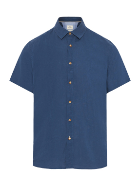 ΑΝΔΡΙΚΟ ΚΟΝΤΟΜΑΝΙΚΟ ΠΟΥΚΑΜΙΣΟ | Μπλε Σκούρο L