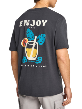 ΑΝΔΡΙΚΟ T-SHIRT | Γκρι Σκούρο XL