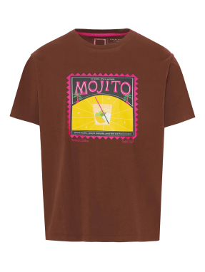 ΑΝΔΡΙΚΟ T-SHIRT ΜΕ ΤΥΠΩΜΑ | Καφέ L