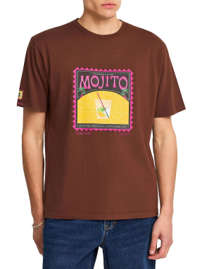 ΑΝΔΡΙΚΟ T-SHIRT ΜΕ ΤΥΠΩΜΑ | Καφέ L