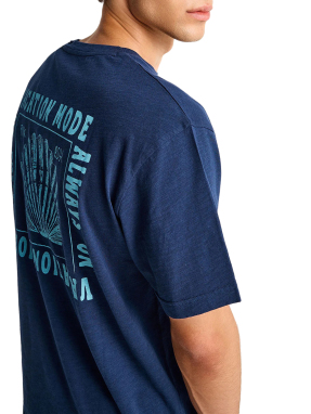 ΑΝΔΡΙΚΟ T-SHIRT | Μπλε Σκούρο M