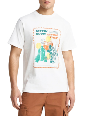 ΑΝΔΡΙΚΟ T-SHIRT ΜΕ ΤΥΠΩΜΑ | Εκρού XL