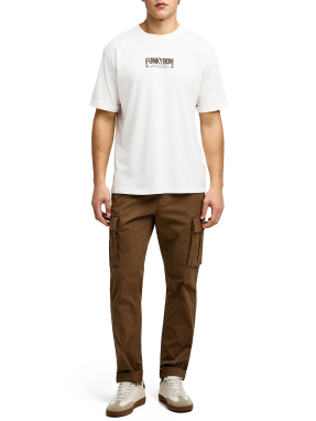 ΑΝΔΡΙΚΟ T-SHIRT | Εκρού XL