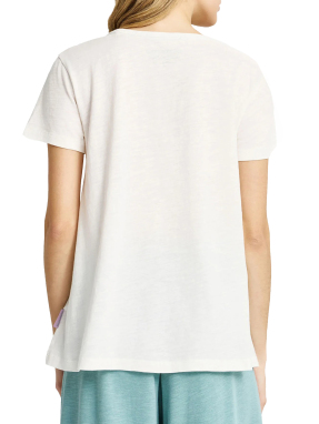 ΓΥΝΑΙΚΕΙΟ T-SHIRT | Εκρού S