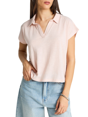 ΓΥΝΑΙΚΕΙΟ POLO T-SHIRT | Ροζ M