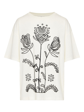 ΓΥΝΑΙΚΕΙΟ T-SHIRT | Εκρού S