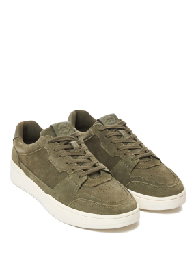 ΑΝΔΡΙΚΑ SUEDE SNEAKERS | Χακί 44