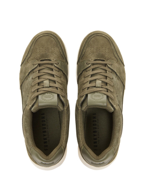 ΑΝΔΡΙΚΑ SUEDE SNEAKERS | Χακί 44
