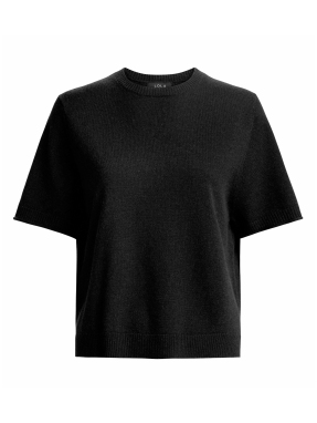 ΓΥΝΑΙΚΕΙΑ ΠΛΕΚΤΗ ΚΟΝΤΟΜΑΝΙΚΗ ΜΠΛΟΥΖΑ | Μαύρο M