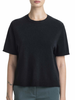 ΓΥΝΑΙΚΕΙΑ ΠΛΕΚΤΗ ΚΟΝΤΟΜΑΝΙΚΗ ΜΠΛΟΥΖΑ | Μαύρο M