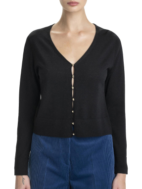 ΓΥΝΑΙΚΕΙΑ ΜΑΛΛΙΝΗ ΖΑΚΕΤΑ | Μαύρο S