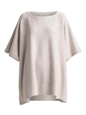 ΓΥΝΑΙΚΕΙΟ PONCHO | Εκρού ONE SIZE