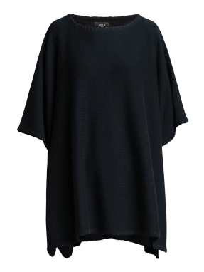 ΓΥΝΑΙΚΕΙΟ PONCHO | Μαύρο ONE SIZE