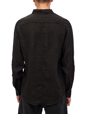 ΑΝΔΡΙΚΟ ΛΙΝΟ ΠΟΥΚΑΜΙΣΟ | Μαύρο L