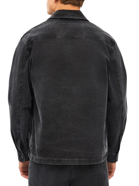ΑΝΔΡΙΚΟ DENIM JACKET | Γκρι Σκούρο XXL