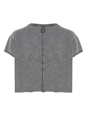 ΓΥΝΑΙΚΕΙΟ T-SHIRT | Γκρι Σκούρο L