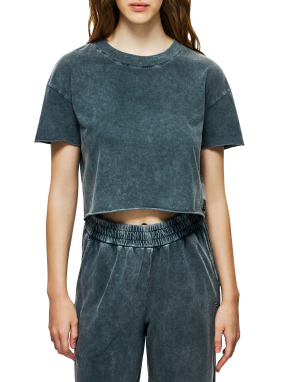 ΓΥΝΑΙΚΕΙΟ T-SHIRT | Γκρι Σκούρο XS