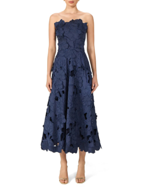 ΜΙΝΤΙ STRAPLESS ΦΟΡΕΜΑ BRISSA | Μπλε Σκούρο NAVY BLUE 24 FR 42