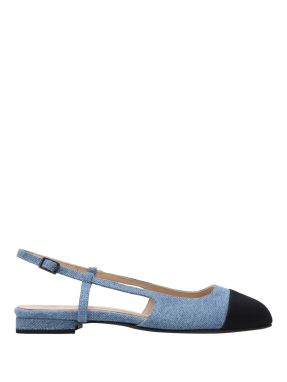 ΓΥΝΑΙΚΕΙΑ DENIM ΜΠΑΛΑΡΙΝΑ SLINGBACK | Μπλε Ανοιχτό 38