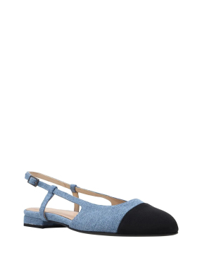 ΓΥΝΑΙΚΕΙΑ DENIM ΜΠΑΛΑΡΙΝΑ SLINGBACK | Μπλε Ανοιχτό 38