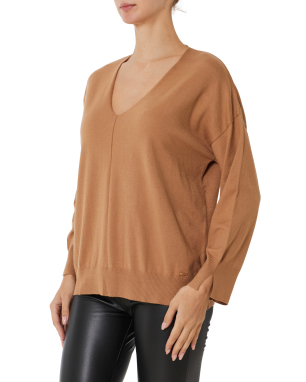 ΓΥΝΑΙΚΕΙΑ ΜΑΚΡΥΜΑΝΙΚΗ ΜΠΛΟΥΖΑ | Camel ONE SIZE