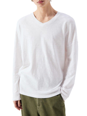 ΑΝΔΡΙΚΗ ΜΠΛΟΥΖΑ SONOMA | Λευκό M/L