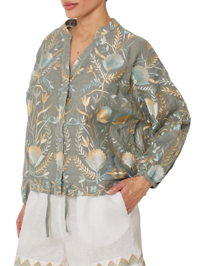 ΓΥΝΑΙΚΕΙΑ ΜΠΛΟΥΖΑ BLOSSOM | Γκρι XS