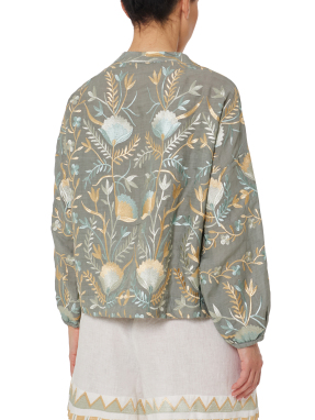 ΓΥΝΑΙΚΕΙΑ ΜΠΛΟΥΖΑ BLOSSOM | Γκρι XS