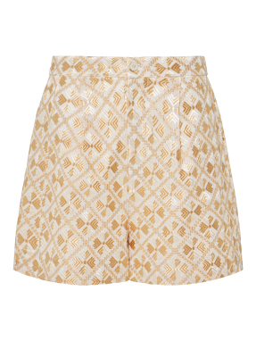 ΓΥΝΑΙΚΕΙΟ SHORTS FLAKES | Λευκό XS