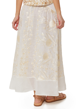 ΜΑΞΙ ΦΟΥΣΤΑ BLOSSOM | Λευκό XS