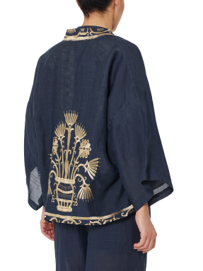 ΓΥΝΑΙΚΕΙΟ KIMONO CRETE | Μπλε XS