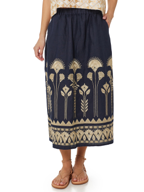 MIDI ΦΟΥΣΤΑ PAPYRUS | Μπλε S