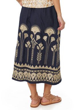 MIDI ΦΟΥΣΤΑ PAPYRUS | Μπλε S