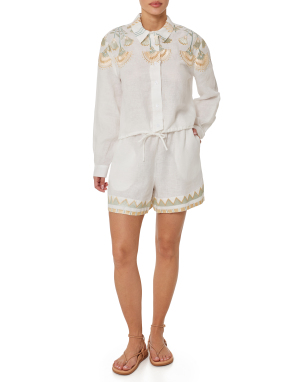 ΓΥΝΑΙΚΕΙΟ ΠΟΥΚΑΜΙΣΟ PAPYRUS | Λευκό XS