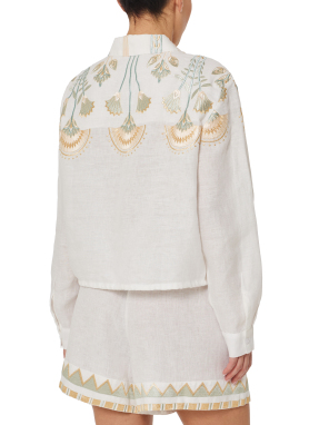 ΓΥΝΑΙΚΕΙΟ ΠΟΥΚΑΜΙΣΟ PAPYRUS | Λευκό XS