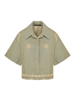 ΓΥΝΑΙΚΕΙΟ ΠΟΥΚΑΜΙΣΟ CROPPED LEFKADA | Λαδί XS