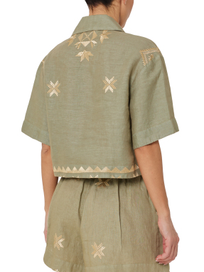 ΓΥΝΑΙΚΕΙΟ ΠΟΥΚΑΜΙΣΟ CROPPED LEFKADA | Λαδί XS