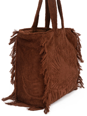 ΓΥΝΑΙΚΕΙΑ ΤΣΑΝΤΑ ΘΑΛΑΣΣΗΣ TERRY | Καφέ Σκούρο