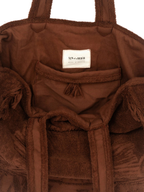 ΓΥΝΑΙΚΕΙΑ ΤΣΑΝΤΑ ΘΑΛΑΣΣΗΣ TERRY | Καφέ Σκούρο