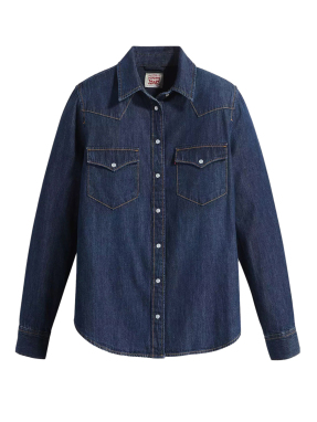 ΓΥΝΑΙΚΕΙΟ DENIM ΠΟΥΚΑΜΙΣΟ | Μπλε Σκούρο M